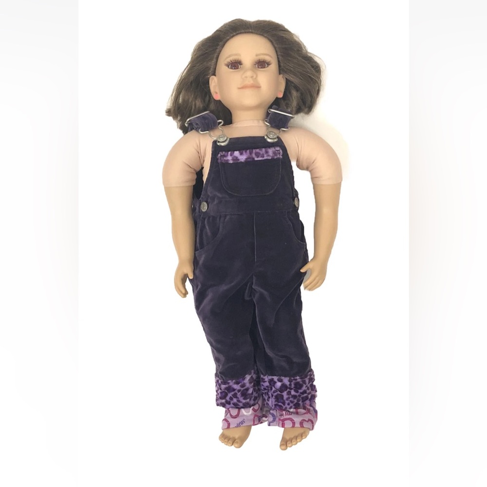 Vintage 2001 MY TWINN 23" Inch Poseable Doll Brown Light Hair Hazel Eyes